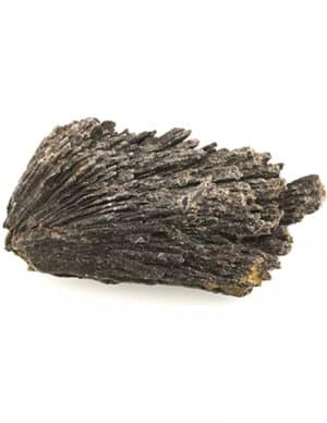Zwarte Kyaniet ruwe brokjes 500 gram uit Brazilië