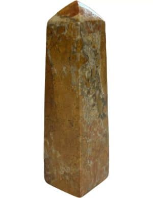 Indonesische Maligano Jaspis Obelisk Edelsteen 130 Gram