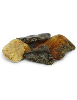 Barnsteen trommelstenen 100 gram half-edelsteen uit Polen