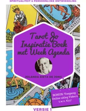 TarotJo Inspiratieboek Weekagenda 154 Pagina's Bonus Online Uitlegvideo's Jolanda Sieta de Jong