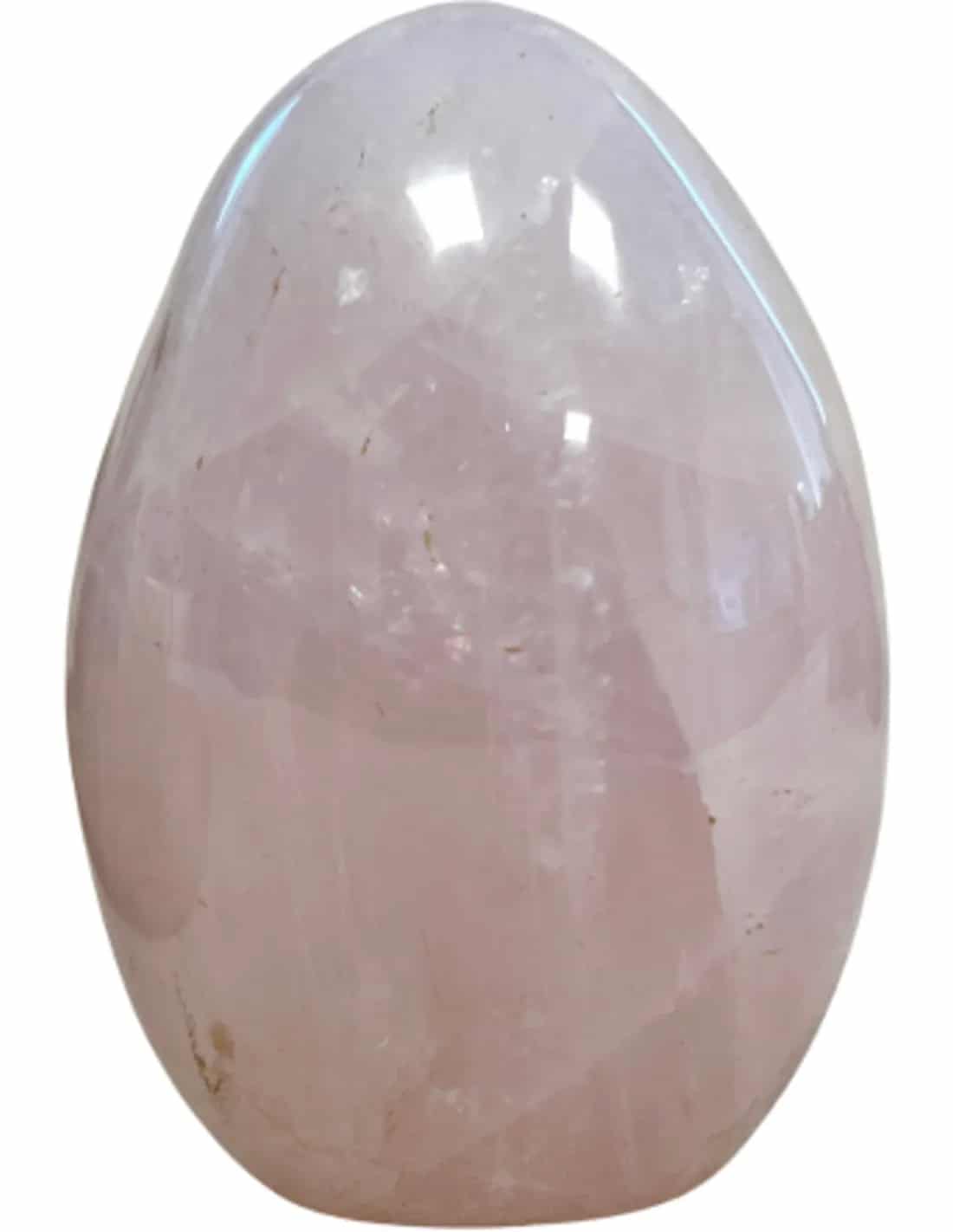 Roze kwarts sculptuur 900-1100 gram