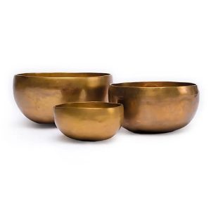 Handgemaakte Bronzen Klankschaal De-Wa, 300-600 gram