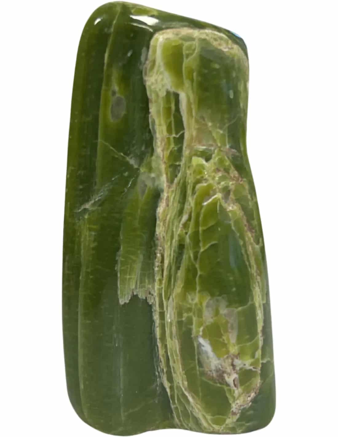Serpentijn edelsteen sculptuur nr.30