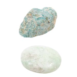 Ruwe Amazoniet & Zaksteen Set - Bundel