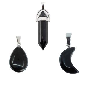 Populaire Obsidiaan Hangers Set - Bundel