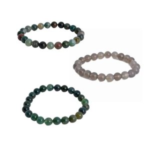 Edelsteen Armbanden Set voor Aarding & Reiniging – Bundel