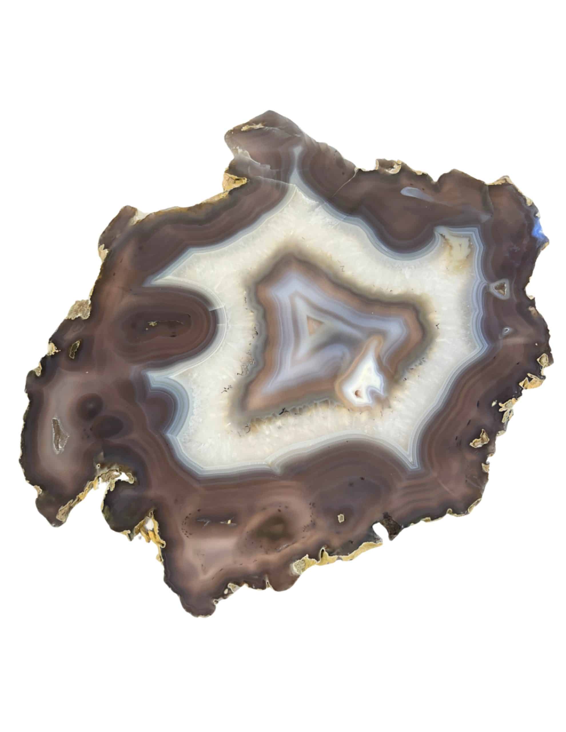 Agaatschijf natuur XL nr.03