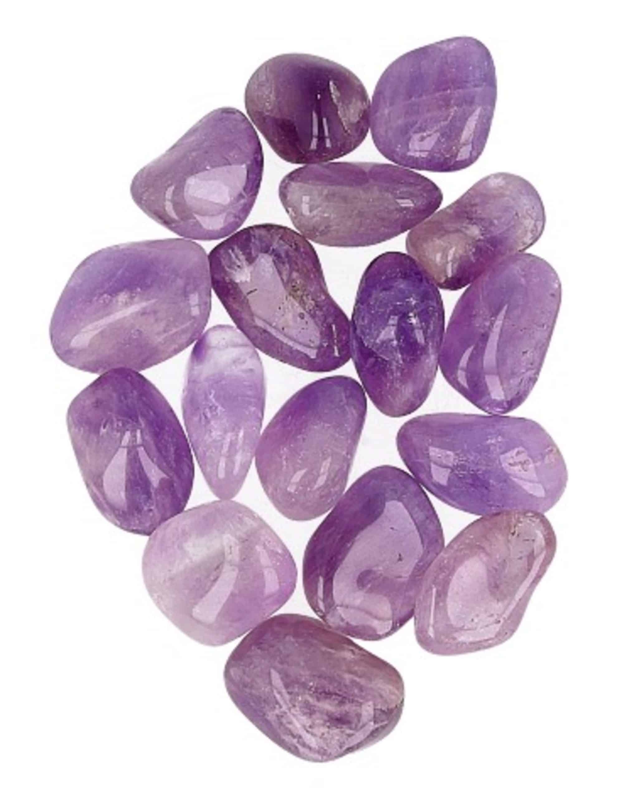 Amethist AB 1 kg. trommelstenen (mt3)