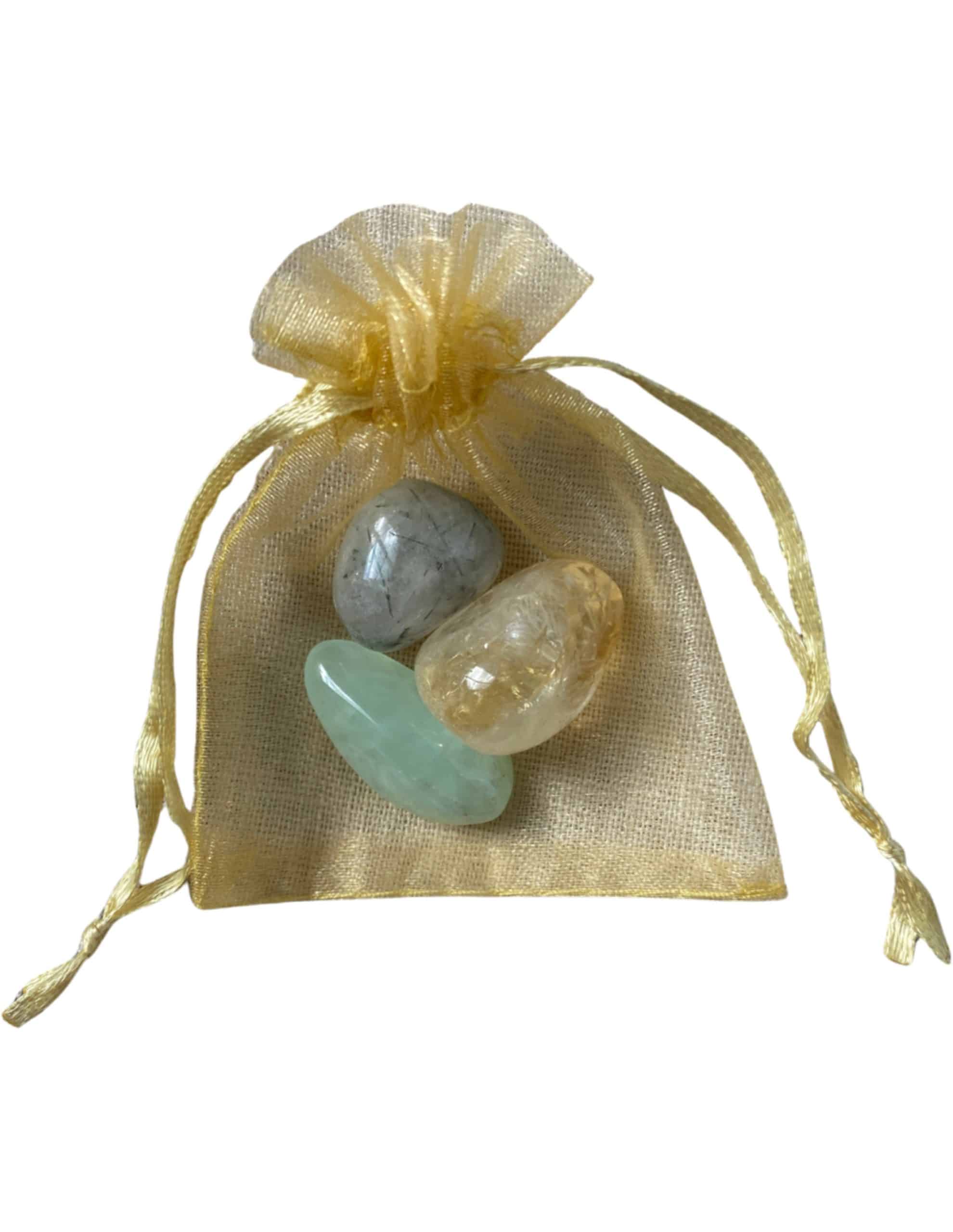 Feng Shui - edelstenen trommelsteen setje
