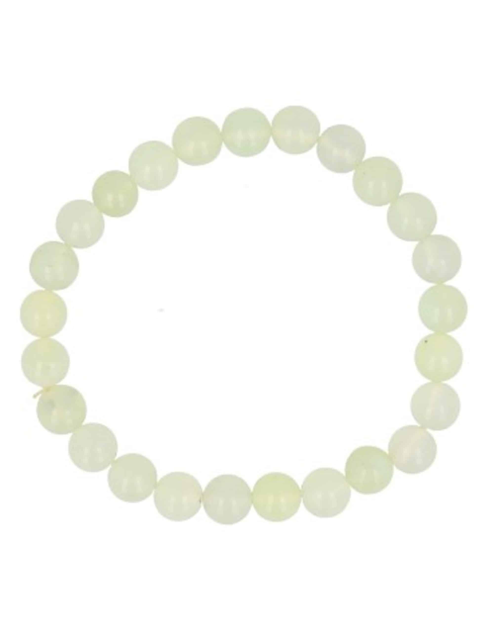 Ruben Robijn Jade kralenarmband 8 mm