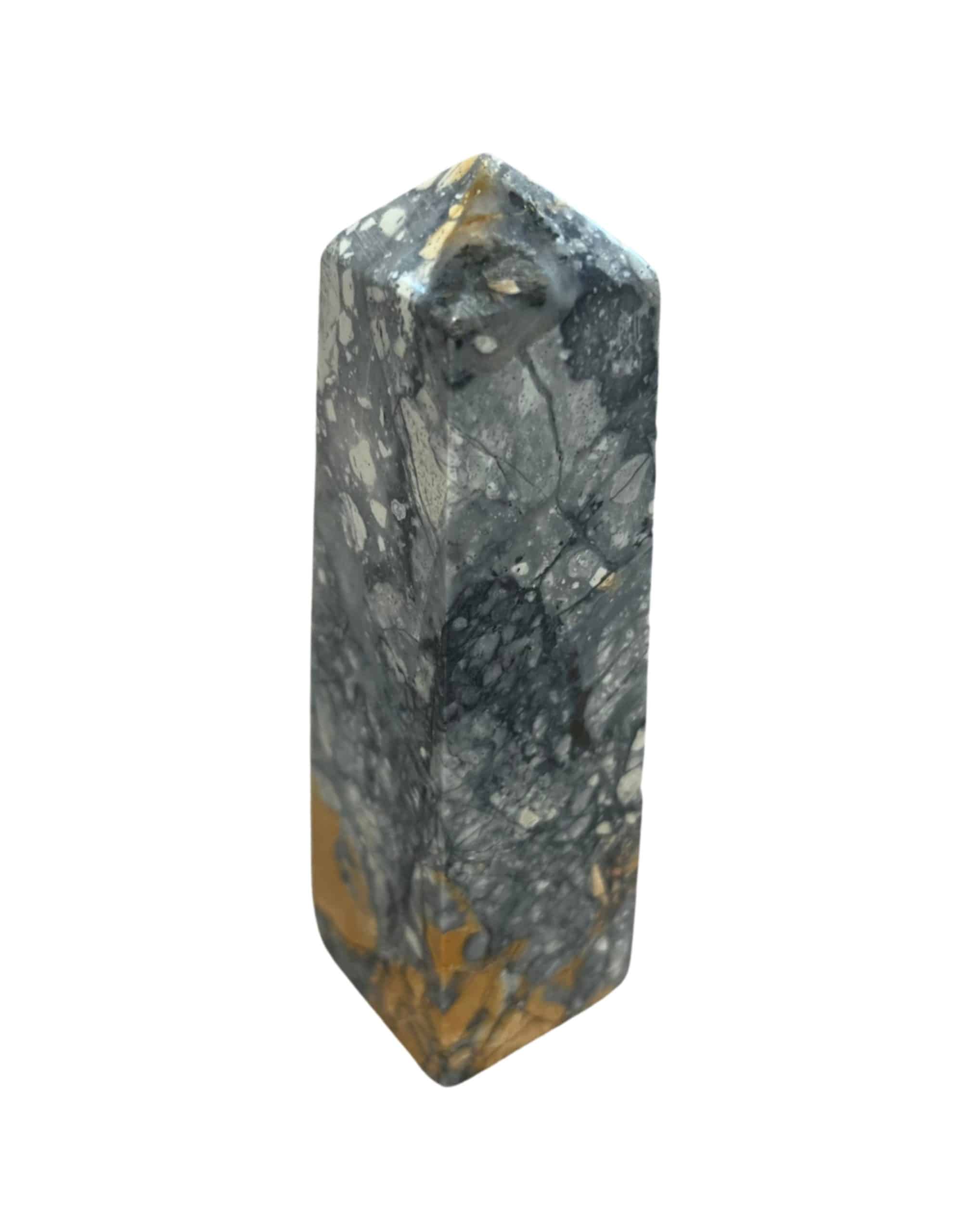 Jaspis Maligano edelsteen obelisk nr.06