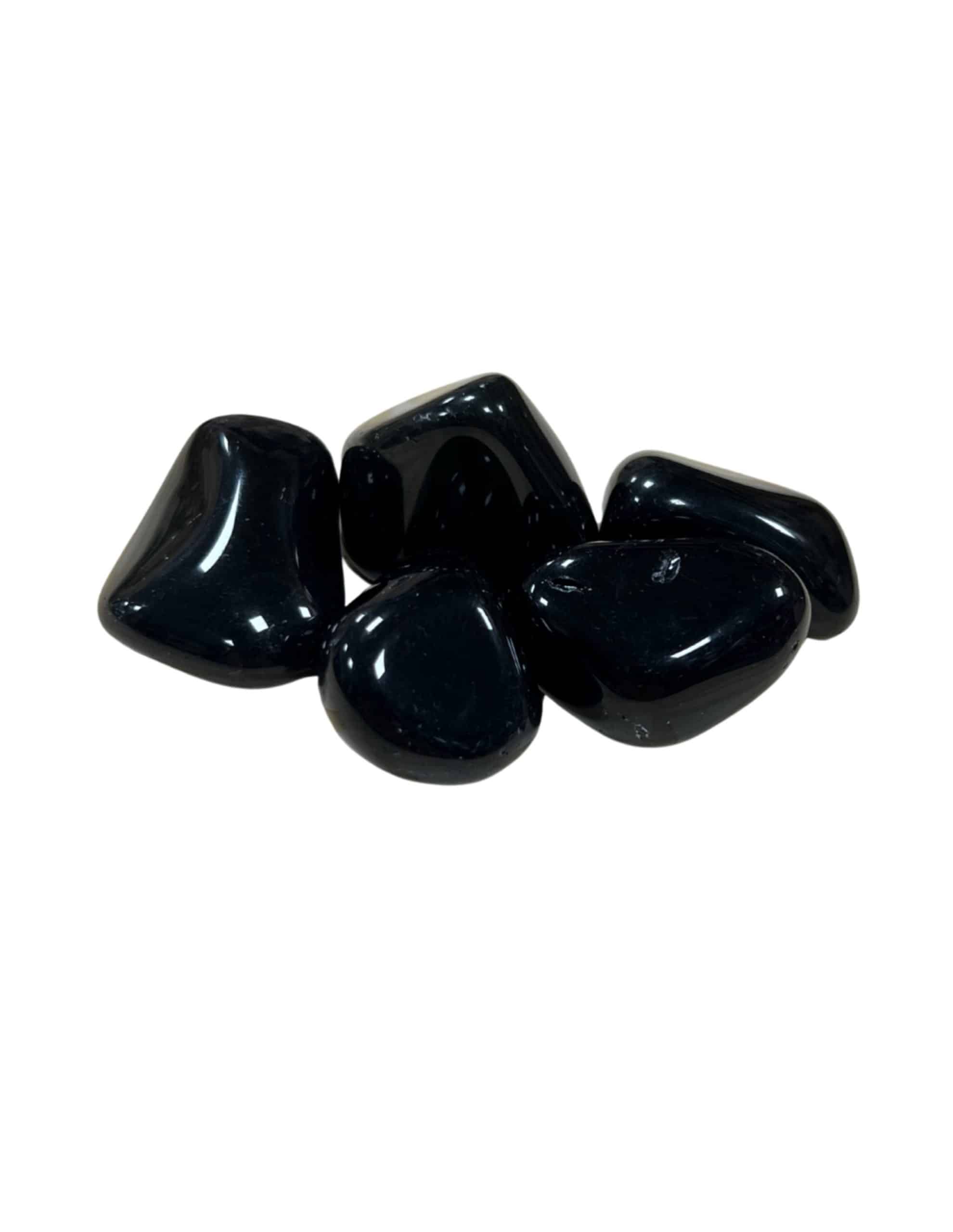 Obsidiaan regenboog trommelstenen 100 gr. (mt3)