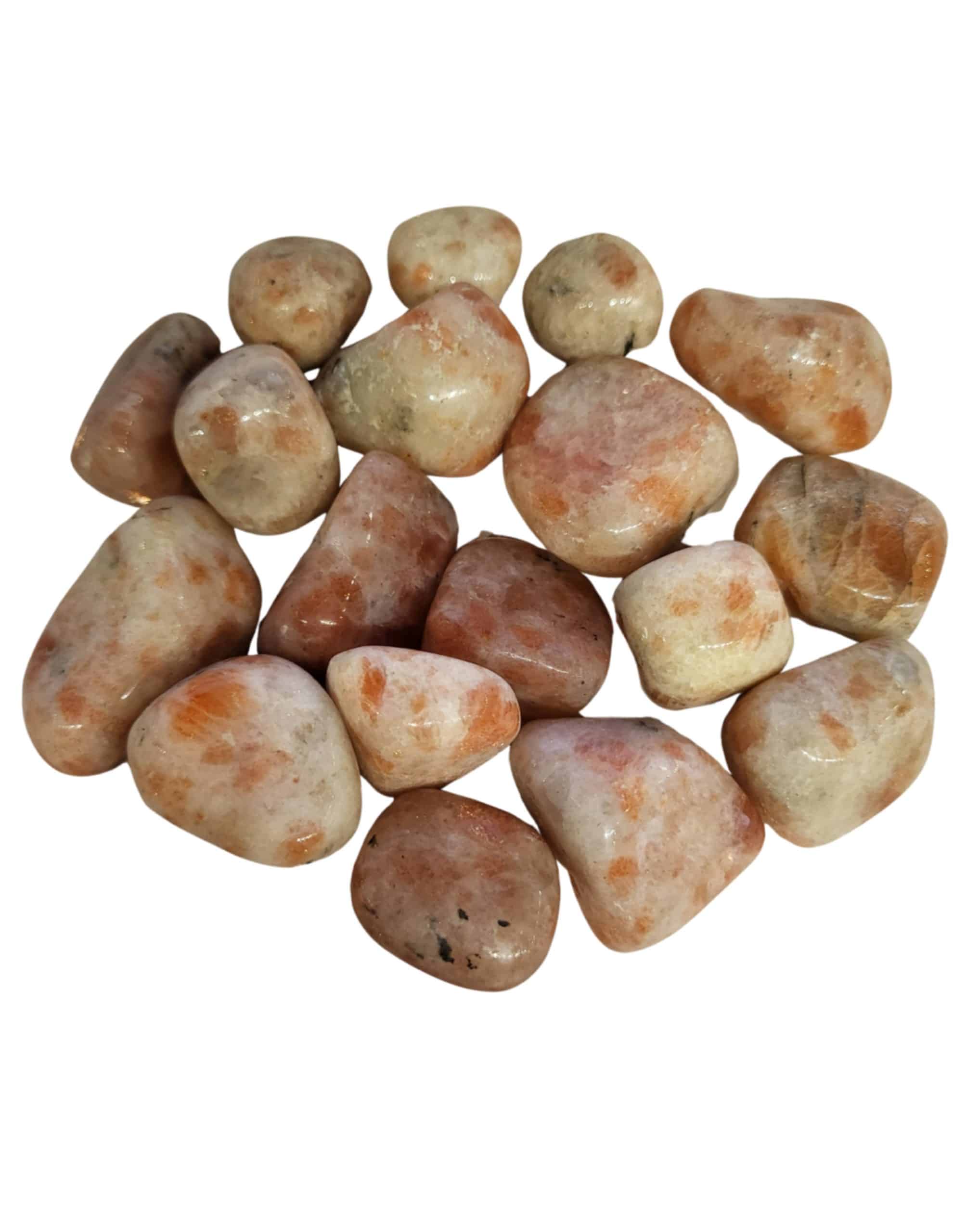 Zonnesteen AB 250 gr. trommelstenen (mt3)
