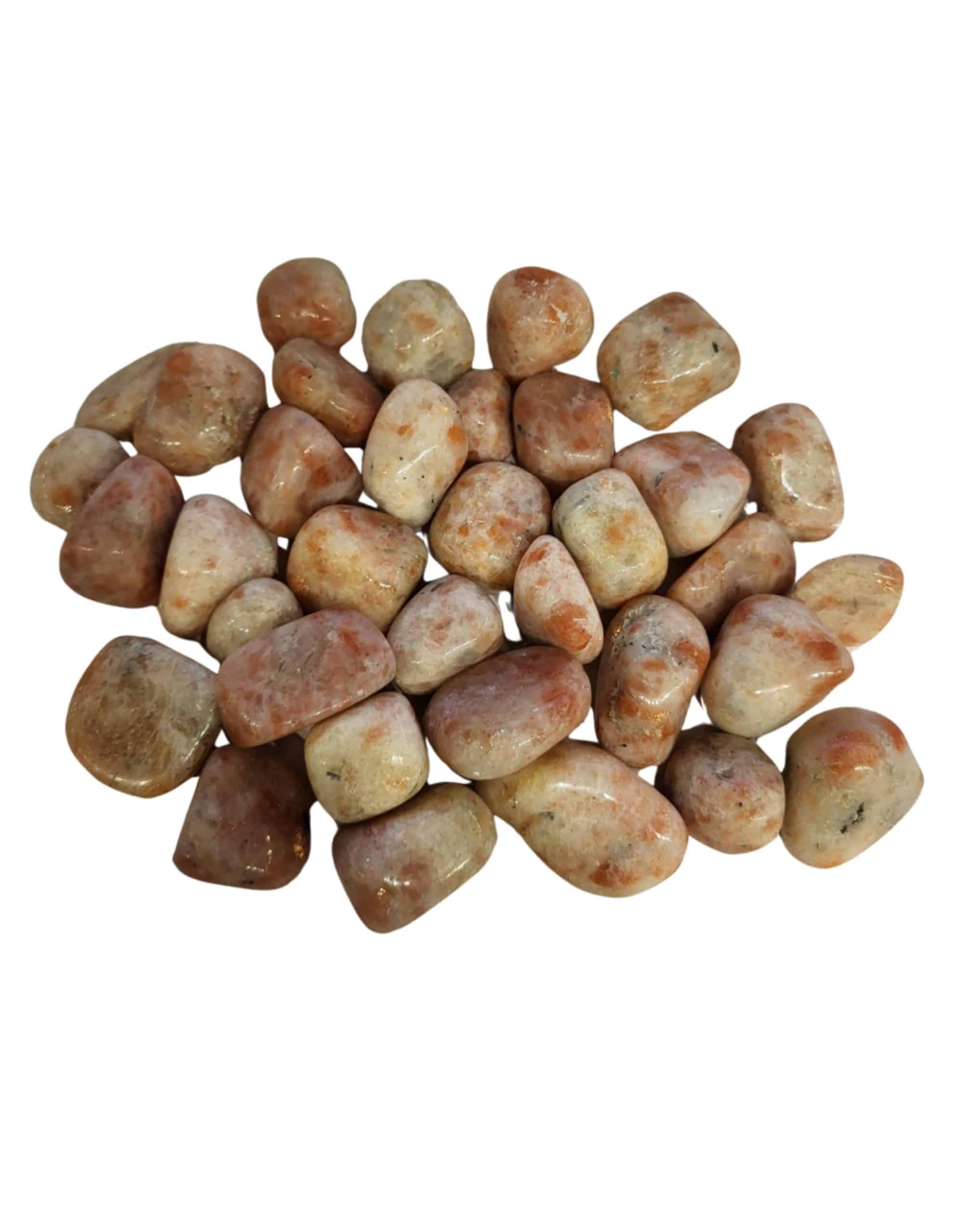 Zonnesteen AB 500 gr. trommelstenen (mt3)