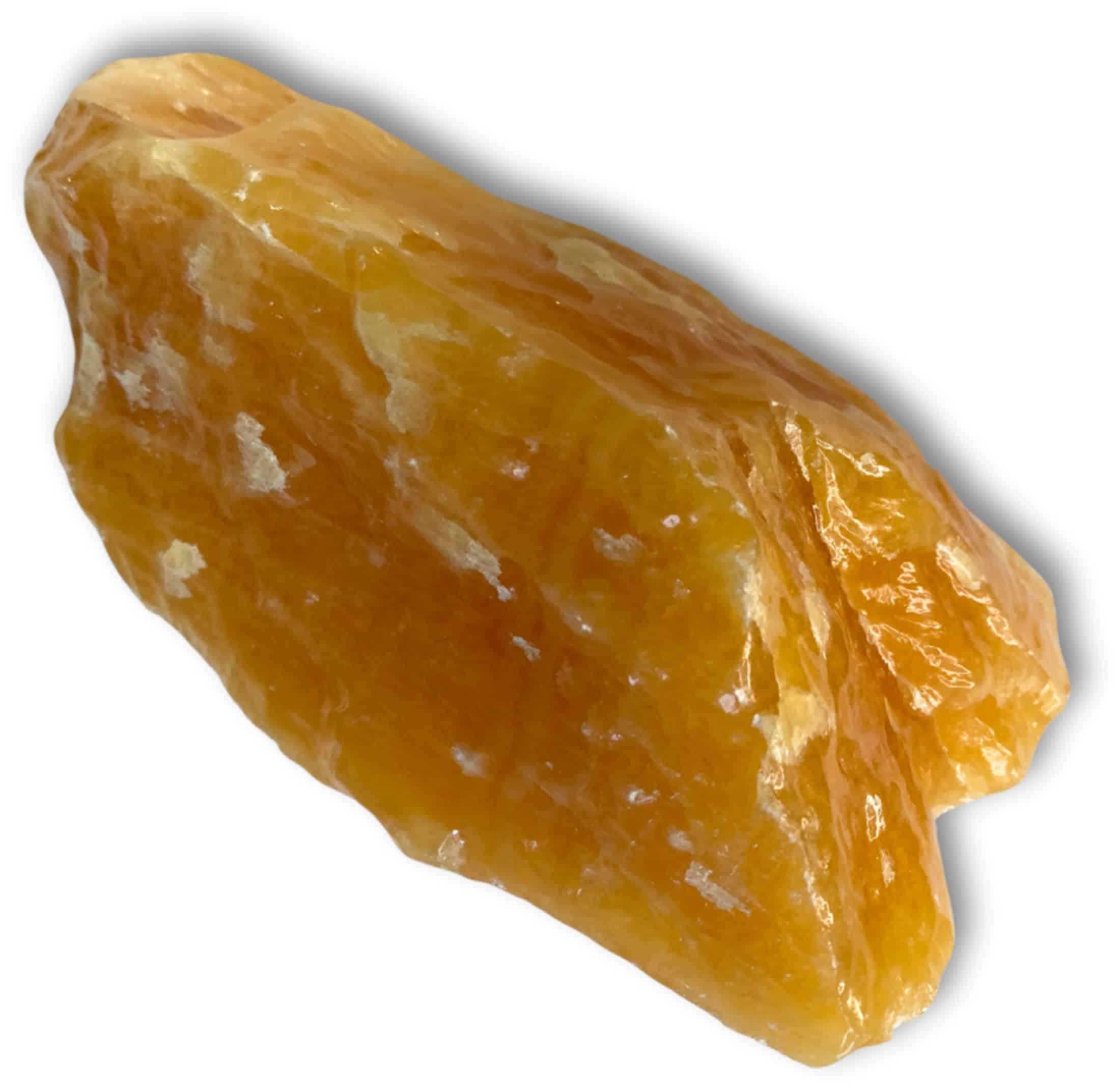 Calciet Geel Groot Ruw Brazilië 06